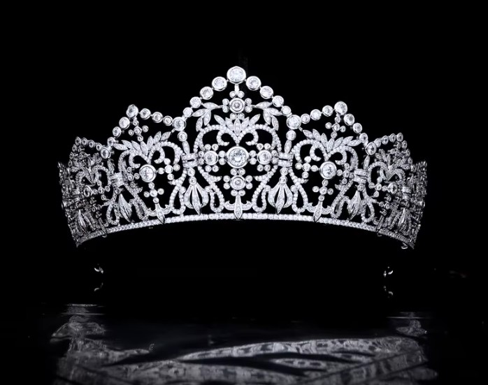 Zirkonia Braut Prinzessin Tiara Ennie Silber
