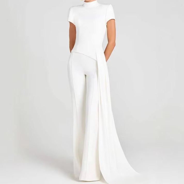 Braut Outfit Zweiteiler für den Standesamt in Weiß