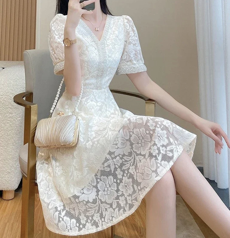 A Linie Vintage Standesamtkleid Knielang mit Ärmel