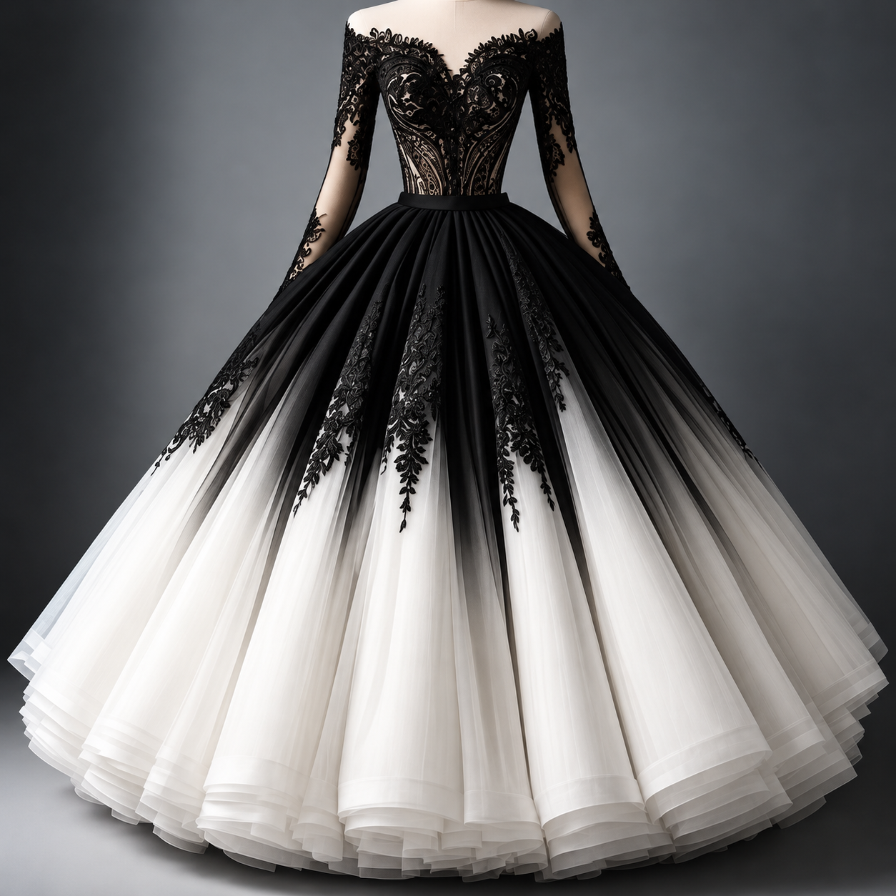  A Linie Boho Style Brautkleid Danai schulterfrei mit Bunte Blumen